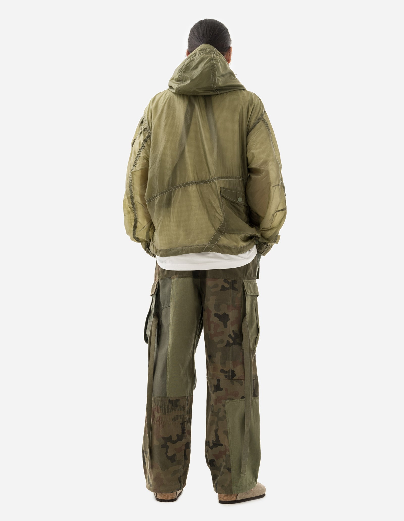 5089 Upcycled Monk Snoparka Olive