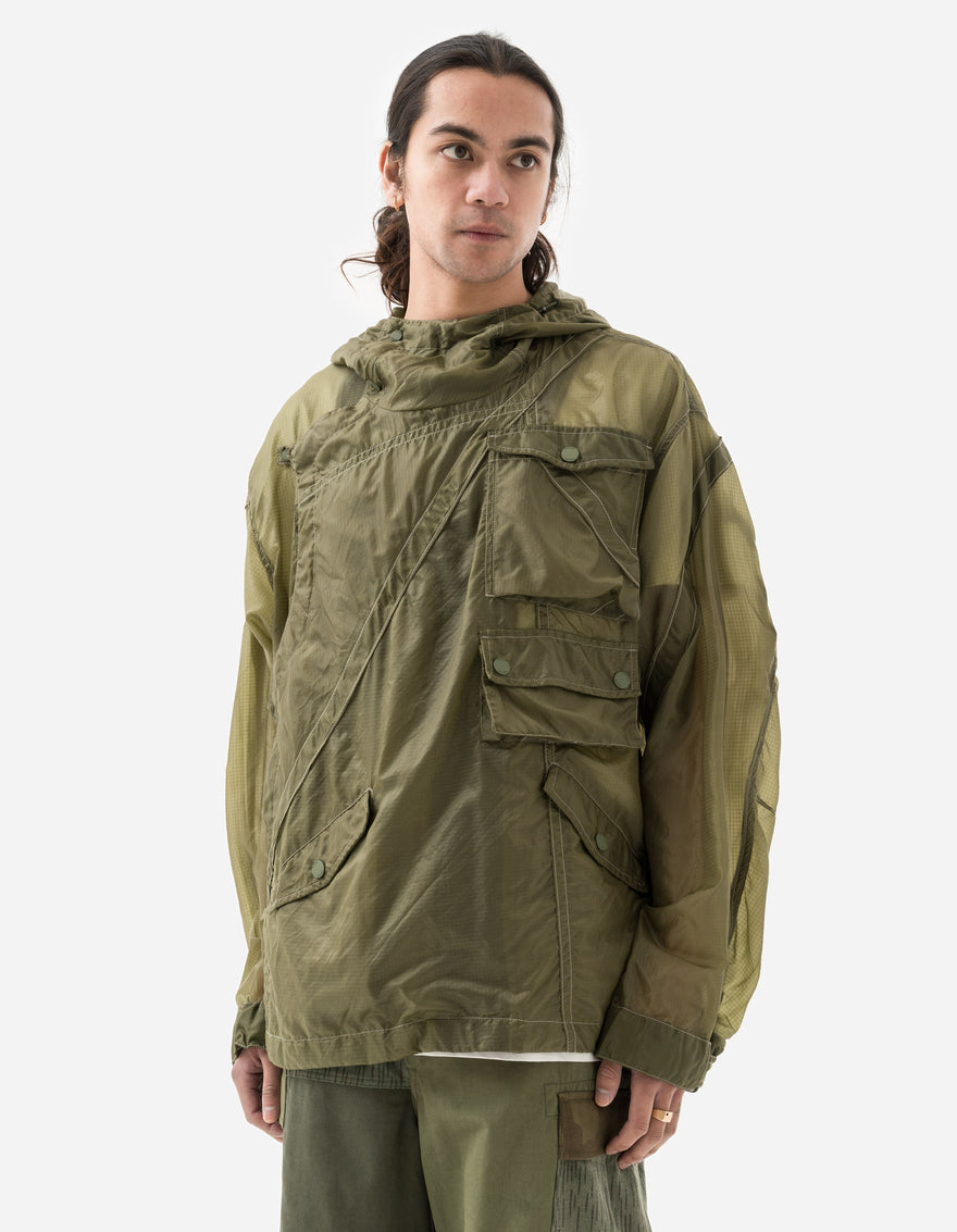 5089 Upcycled Monk Snoparka Olive