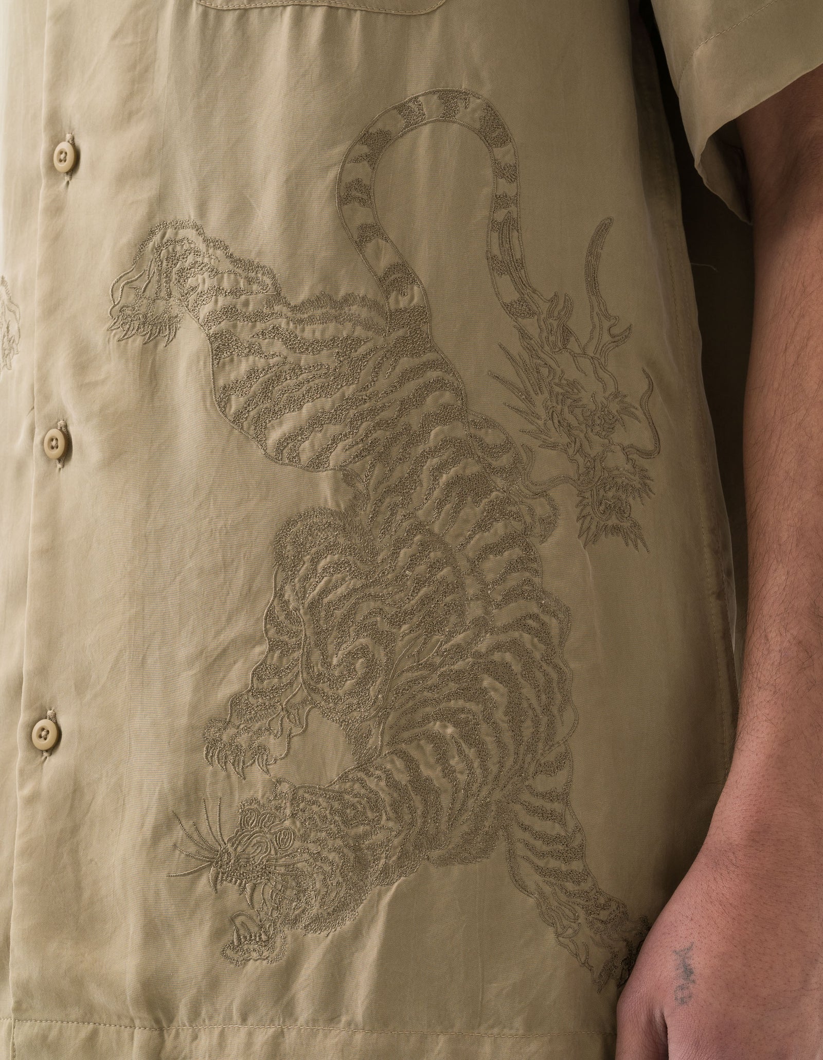 5100 Take Tora Summer Shirt Bamboo Green