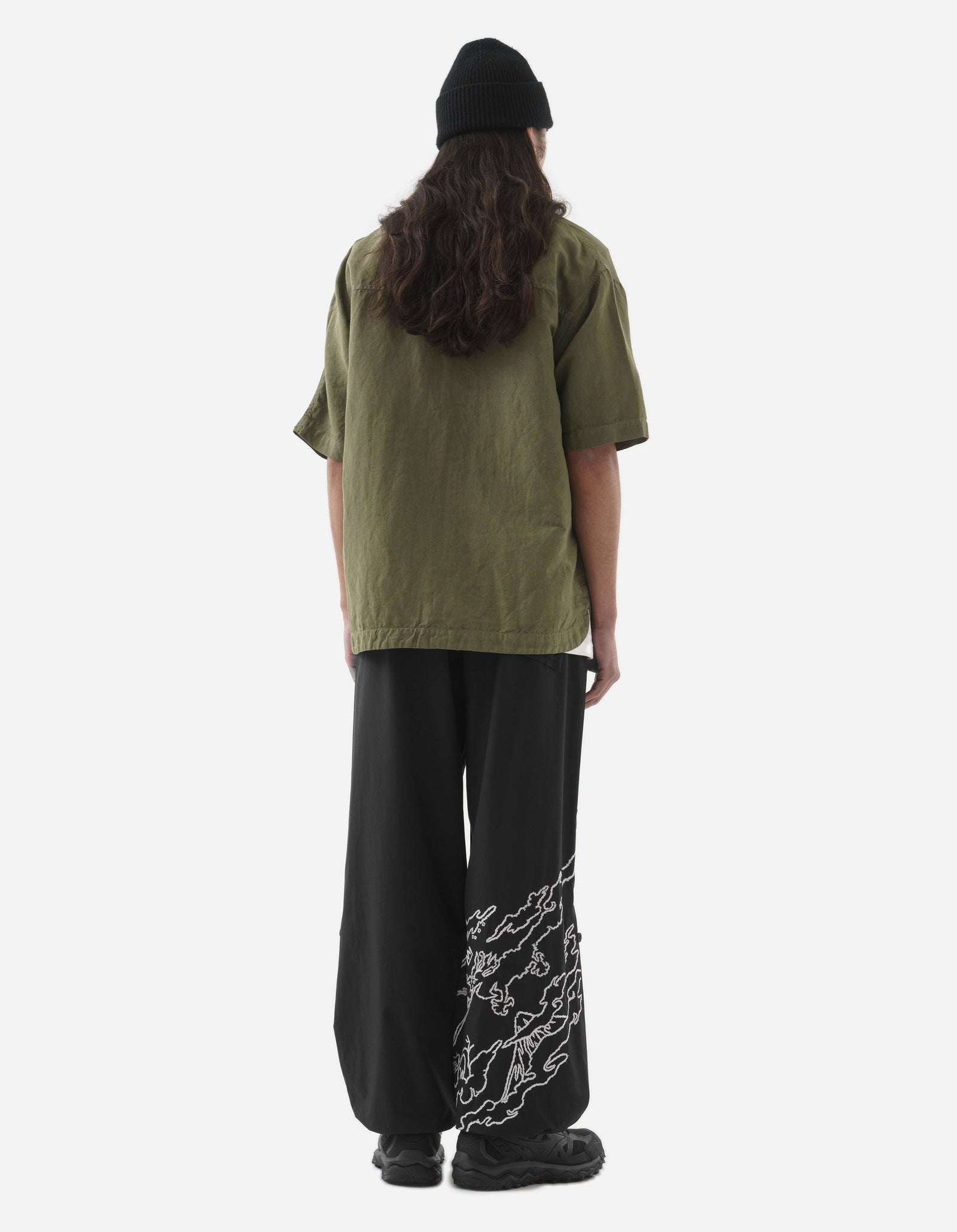 5137 Maha Basquiat Camo Loose Snopants® Black