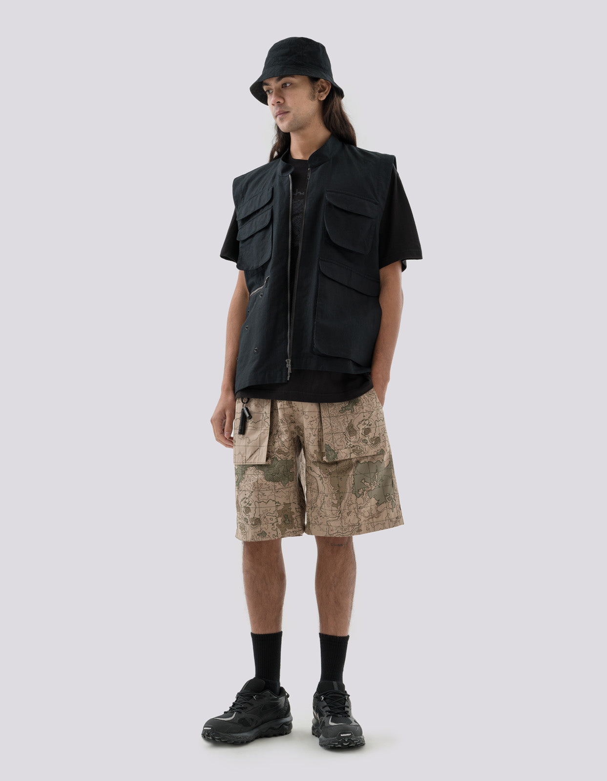 mash Back Pack Vest mash hemp トップス - トップス