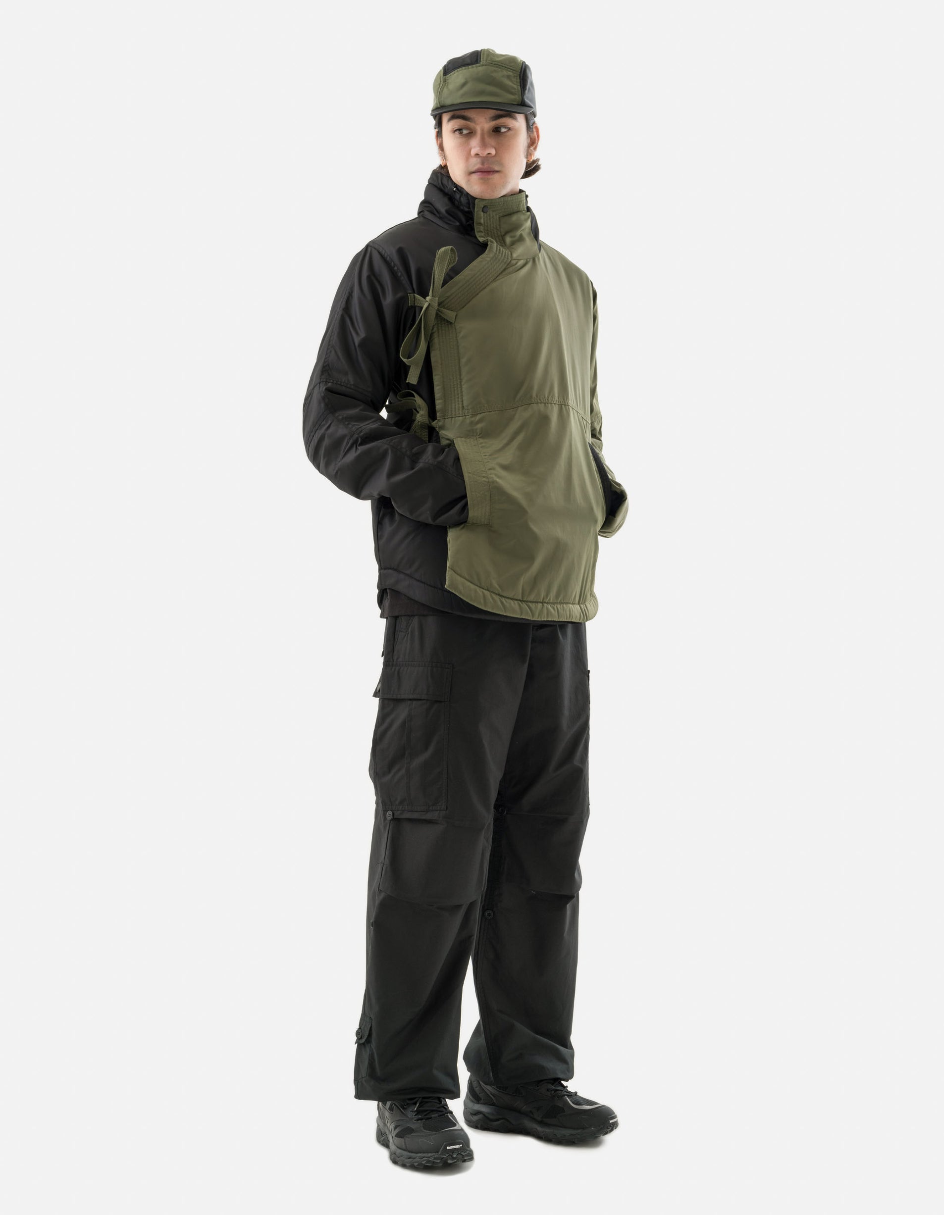 5274 Tibetan Padded Flight Jacket Black/Olive – Maharishi