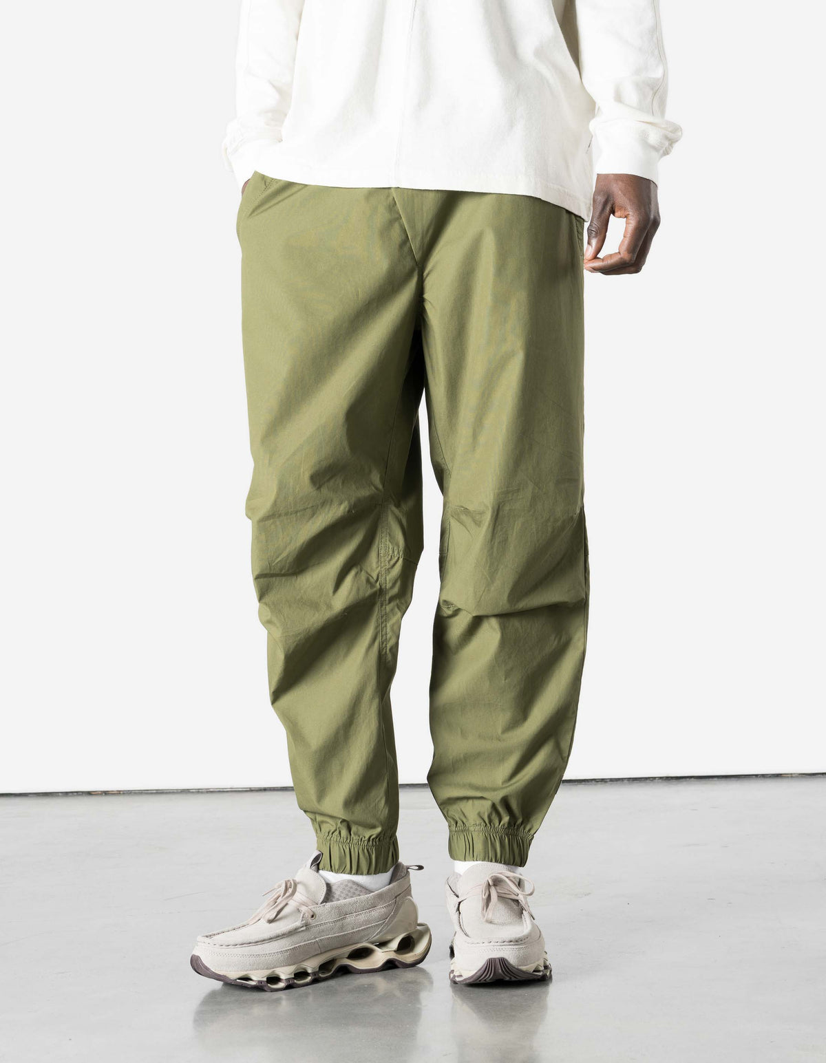 5305 Asym Track Pants Olive OG-107F