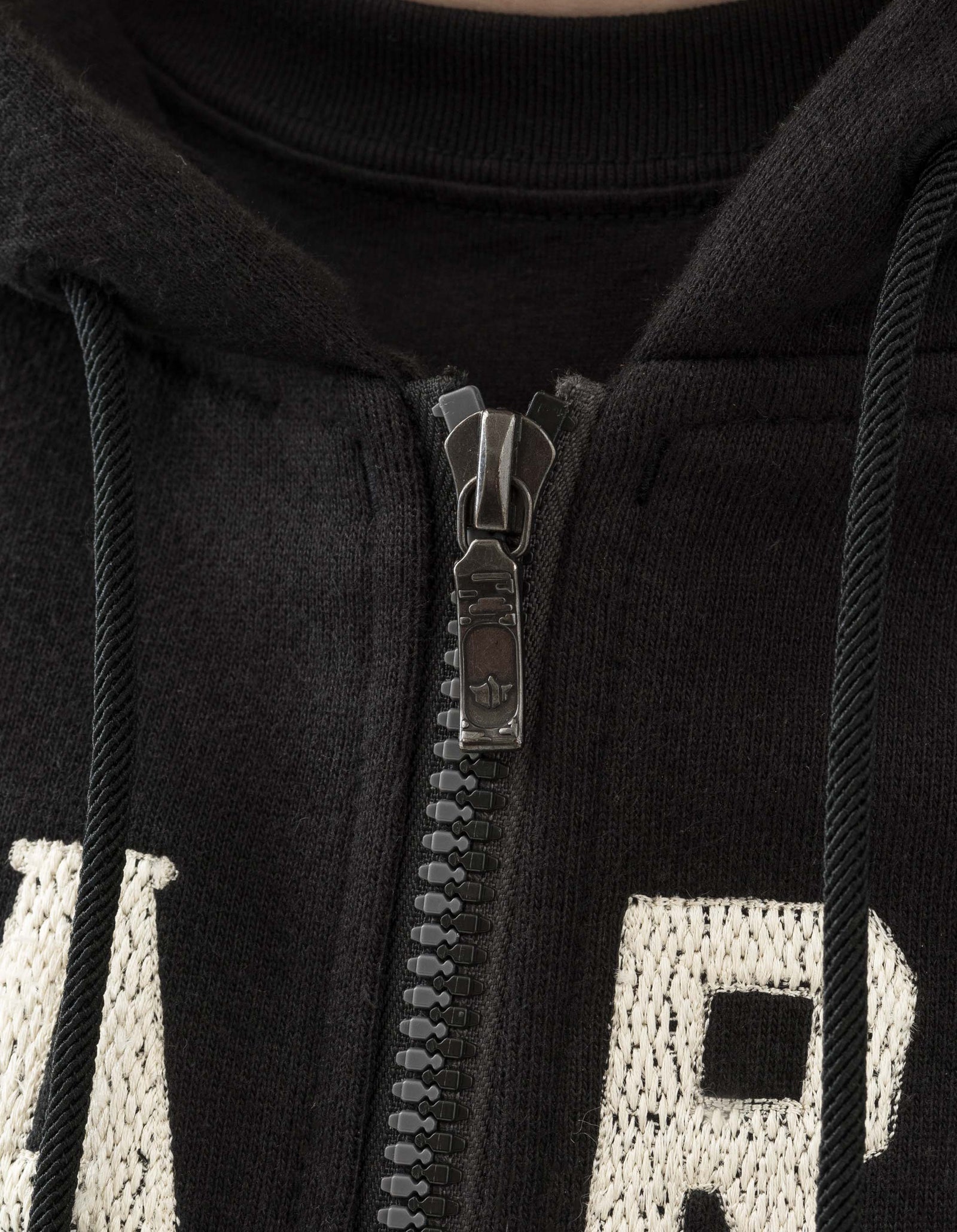 6011 Cobra Zipped Hooded Sweat Black