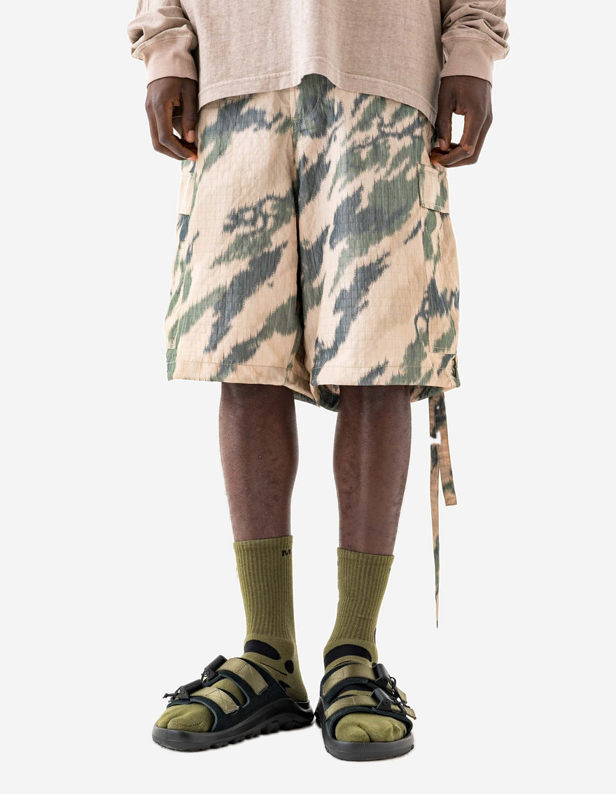 6066 Bonsai Camo Oversized Snoshorts Woodland