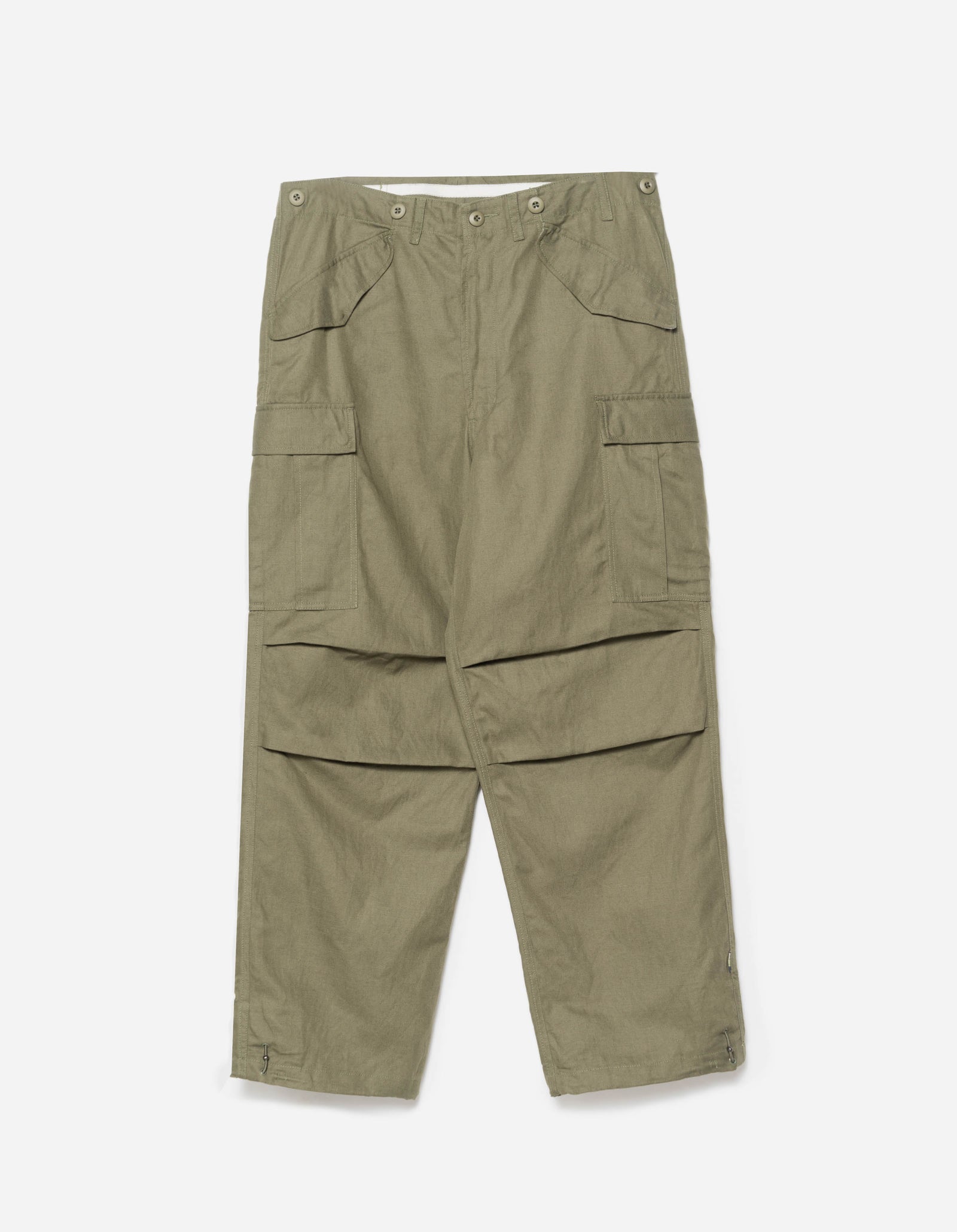 6120 Hemp M65 Cargo Pants Olive – Maharishi - Main Image