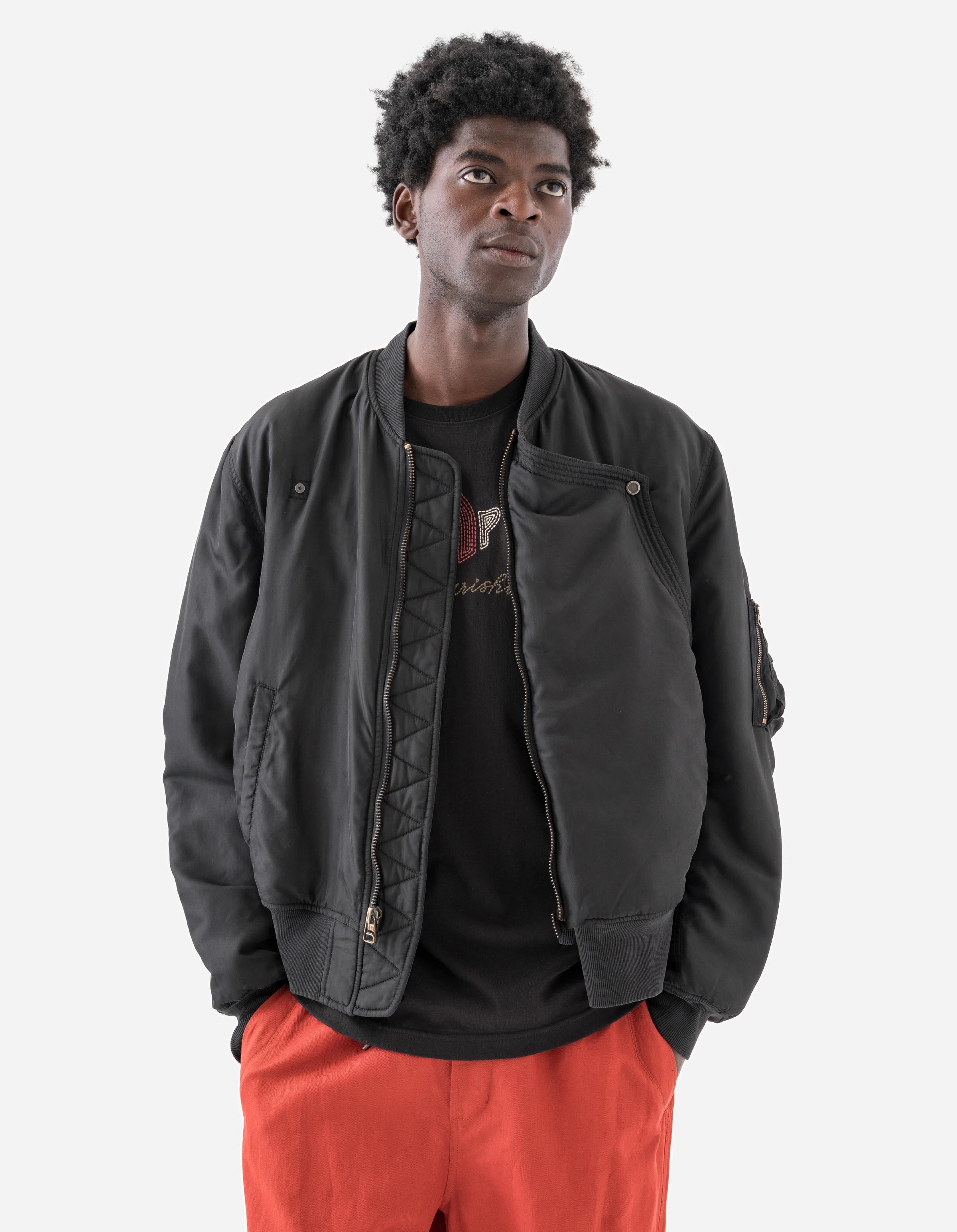 干場義雅着用 Matte Twist Flight Jacket 干場義雅着用 Matte Twist Flight Jacket