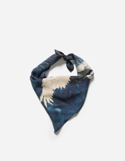 6246 Boro Crane Bandana Indigo