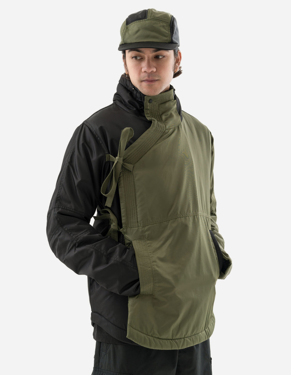 5274 Tibetan Padded Flight Jacket Black/Olive – Maharishi