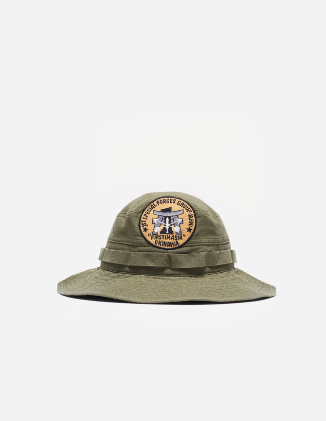 7004 Green Berets Vintage Boonie Hat Olive OG-107F