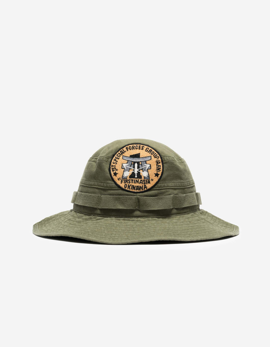 7004 Green Berets Vintage Boonie Hat Olive OG-107F