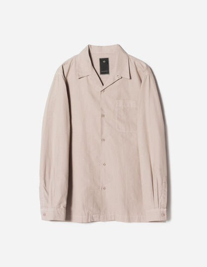 7101 L/S Camp Collar Shirt Taupe