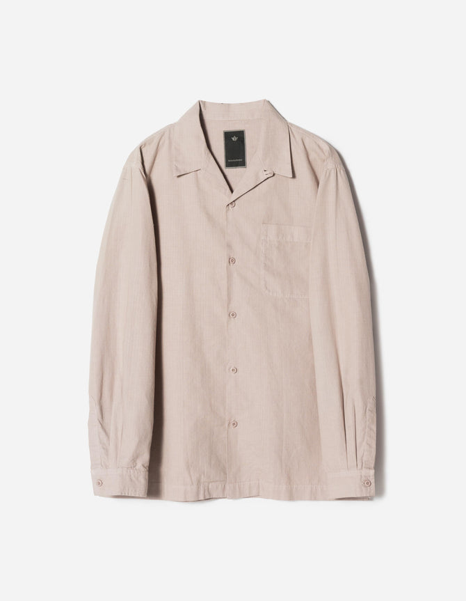 7101 L/S Camp Collar Shirt Taupe