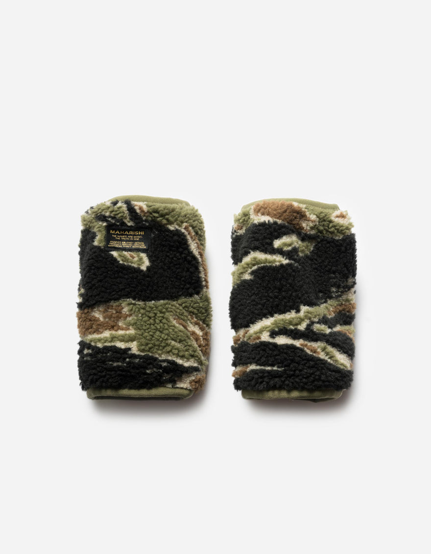 7161 Bonsai Tigerstripe Mittens Mint Gold