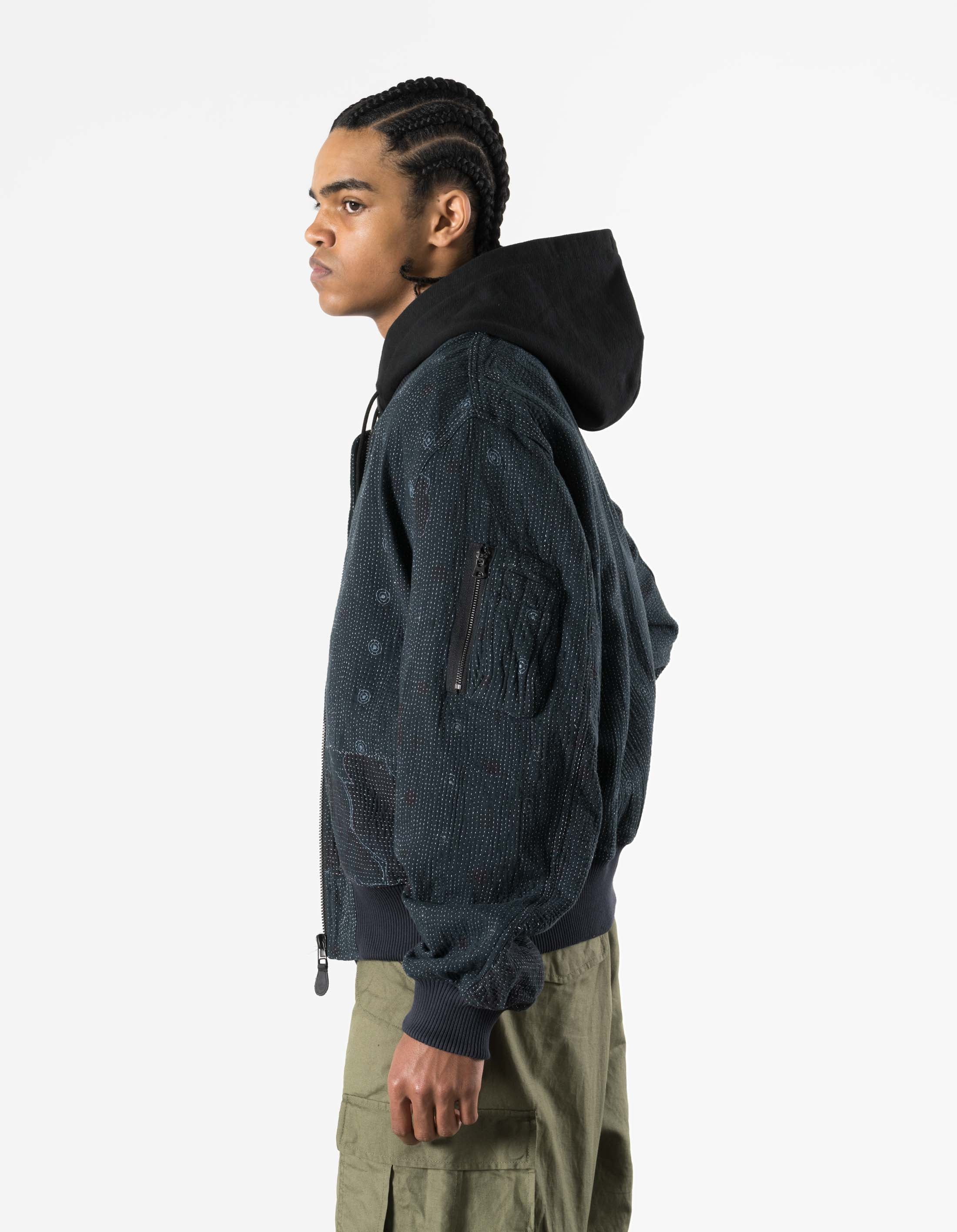7178 Upcycled MA-1 Jacket Vintage Navy – Maharishi