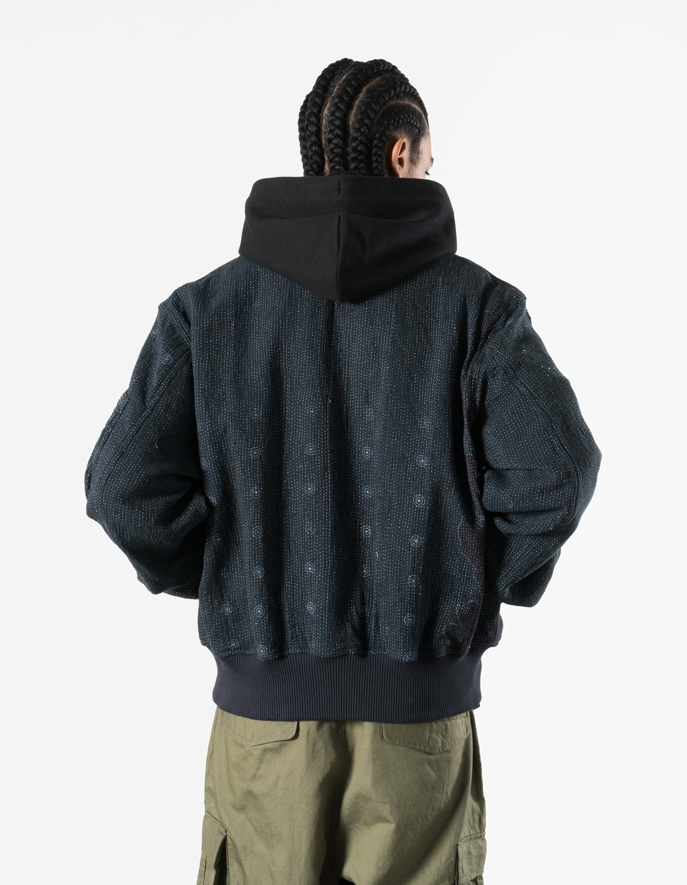 希少モデル old maharishi ミリタリー モーターサイクルジャケット 7178 Upcycled MA-1 Jacket Vintage Navy – Maharishi