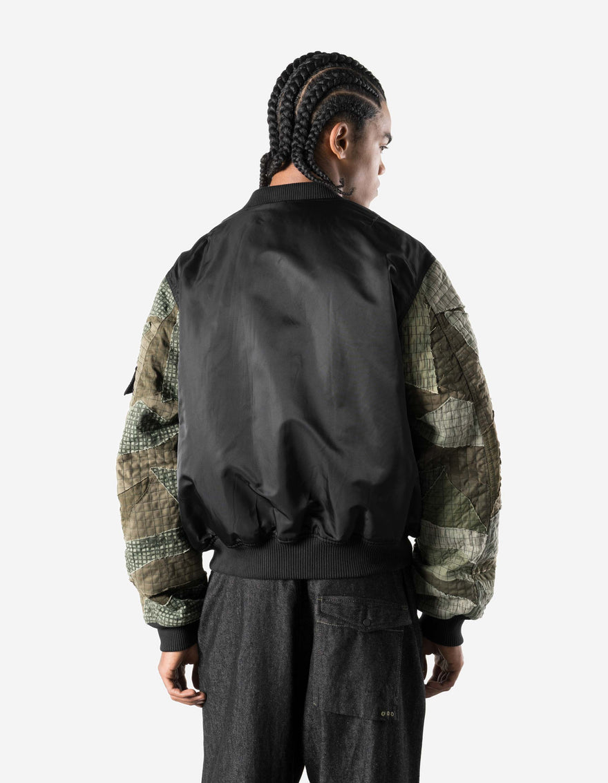 7183 M.A.F MA1 Flight Jacket Black