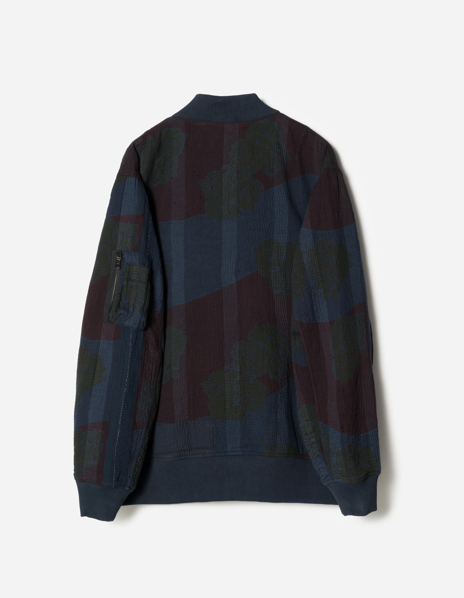 7186 Upcycled MA1 Kimono Navy