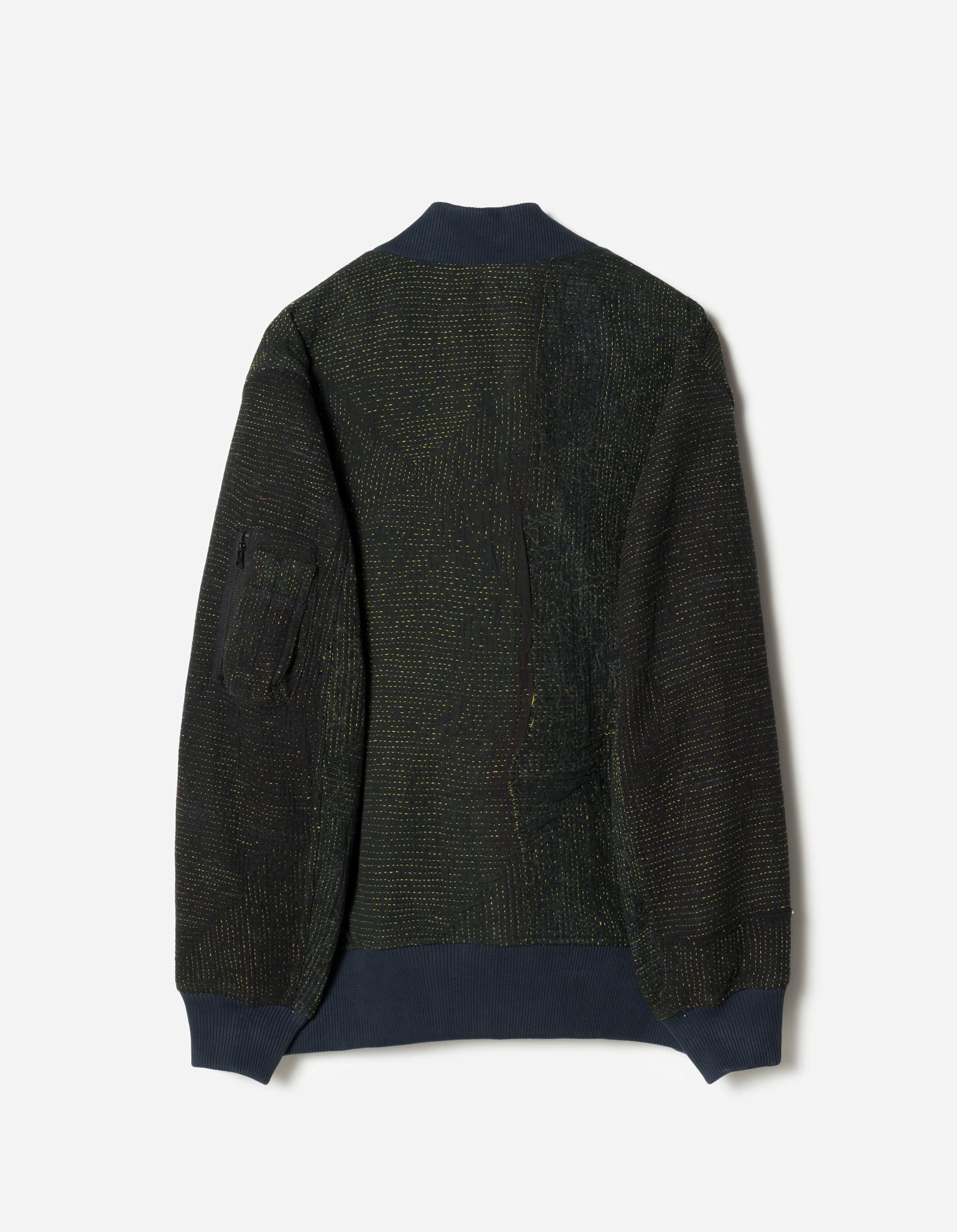 7186 Upcycled MA1 Kimono Navy