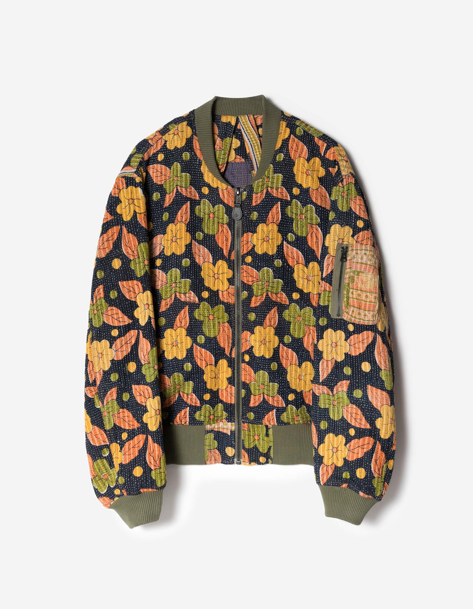 7190 Upcycled MA1 Jacket Multi Z