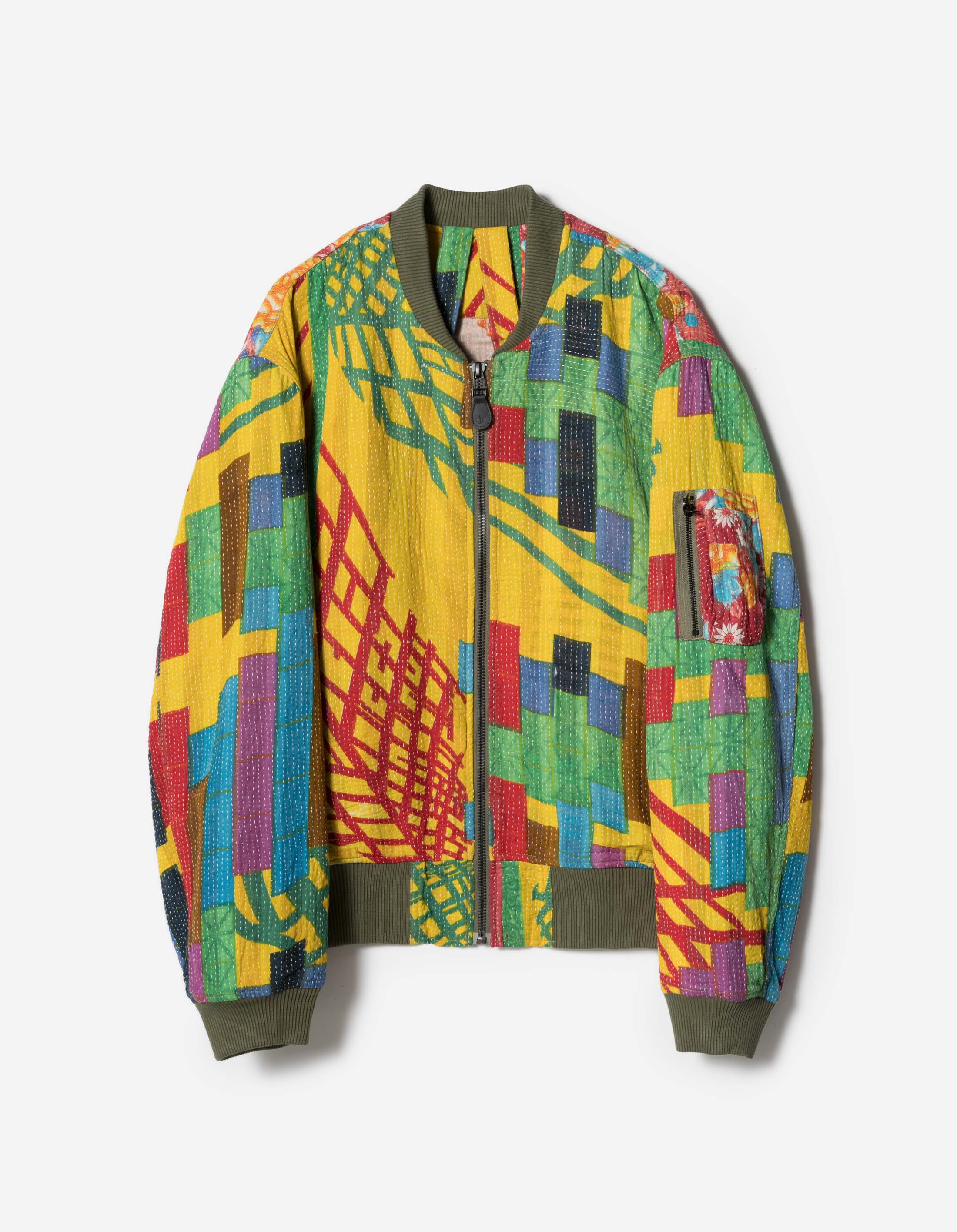 7190 Upcycled MA1 Jacket Multi – Maharishi