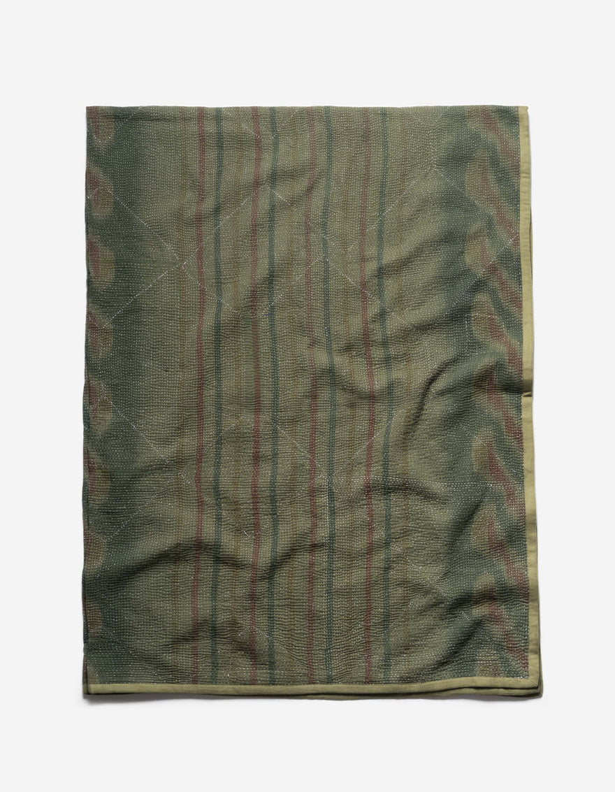 7196 Upcycled Blanket Olive