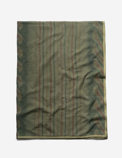 7196 Upcycled Blanket Olive A