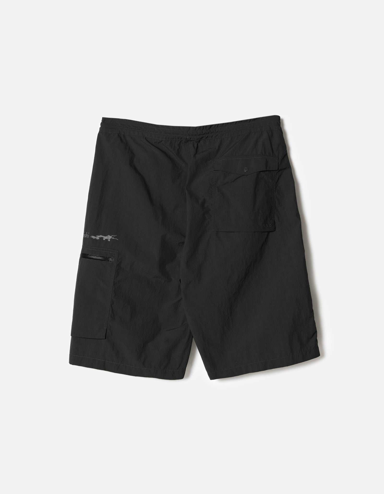 7205 Tech Hakama Shorts Black