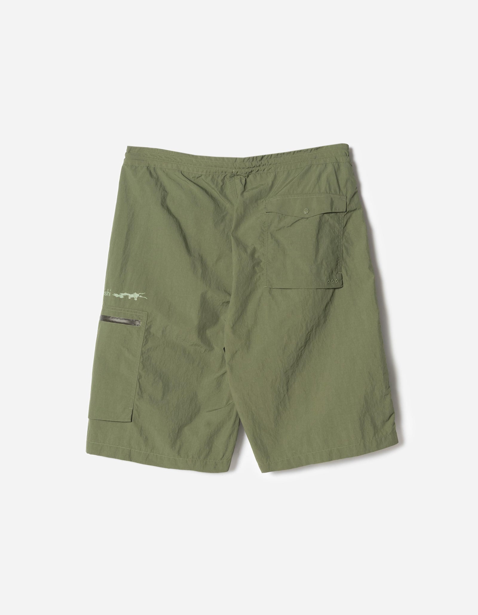 7205 Tech Hakama Shorts Olive