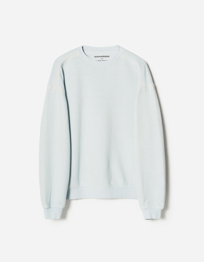 7207 Fabric Mix Cotton Crew Sweat Light Blue