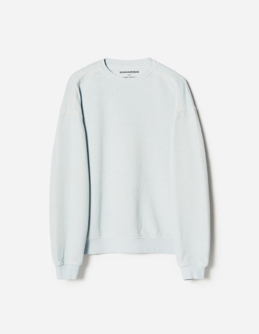 7207 Fabric Mix Cotton Crew Sweat Light Blue