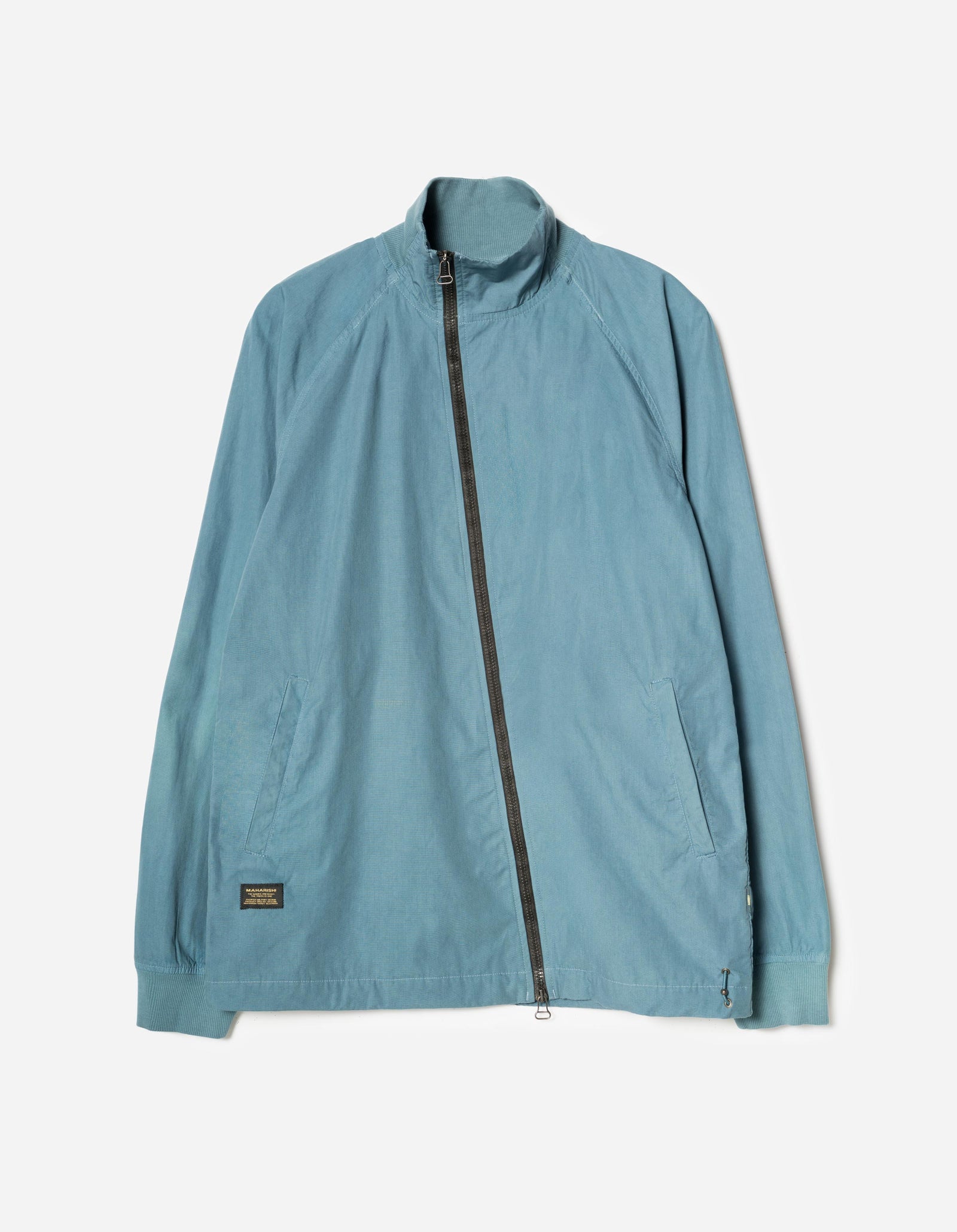 7412 Asym Woven Track Top Airforce Blue
