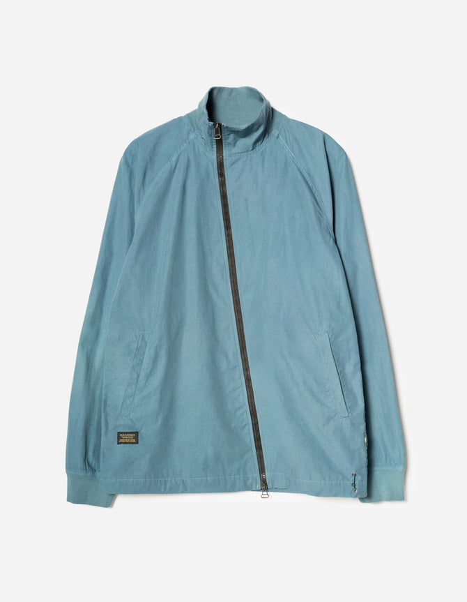7412 Asym Woven Track Top Airforce Blue