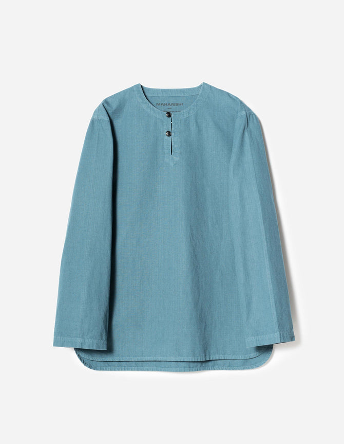 7216 Hemp Ripstop Kurta Shirt Airforce Blue