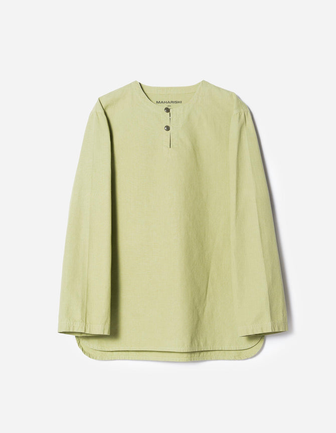 7216 Hemp Ripstop Kurta Shirt Moss Green