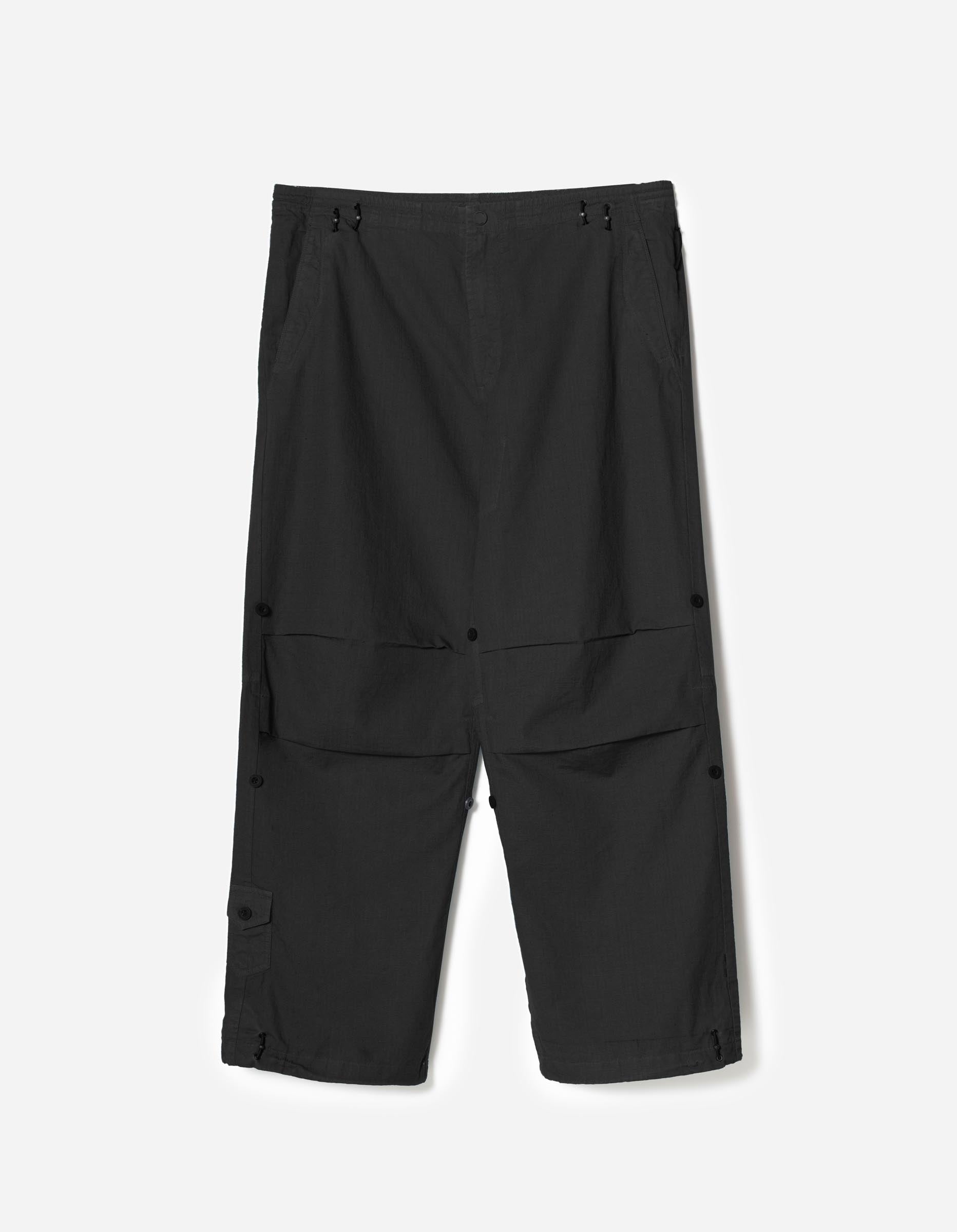maharishi ブラックカーゴパンツ 7218 Hemp Ripstop Loose Snopants Black – Maharishi