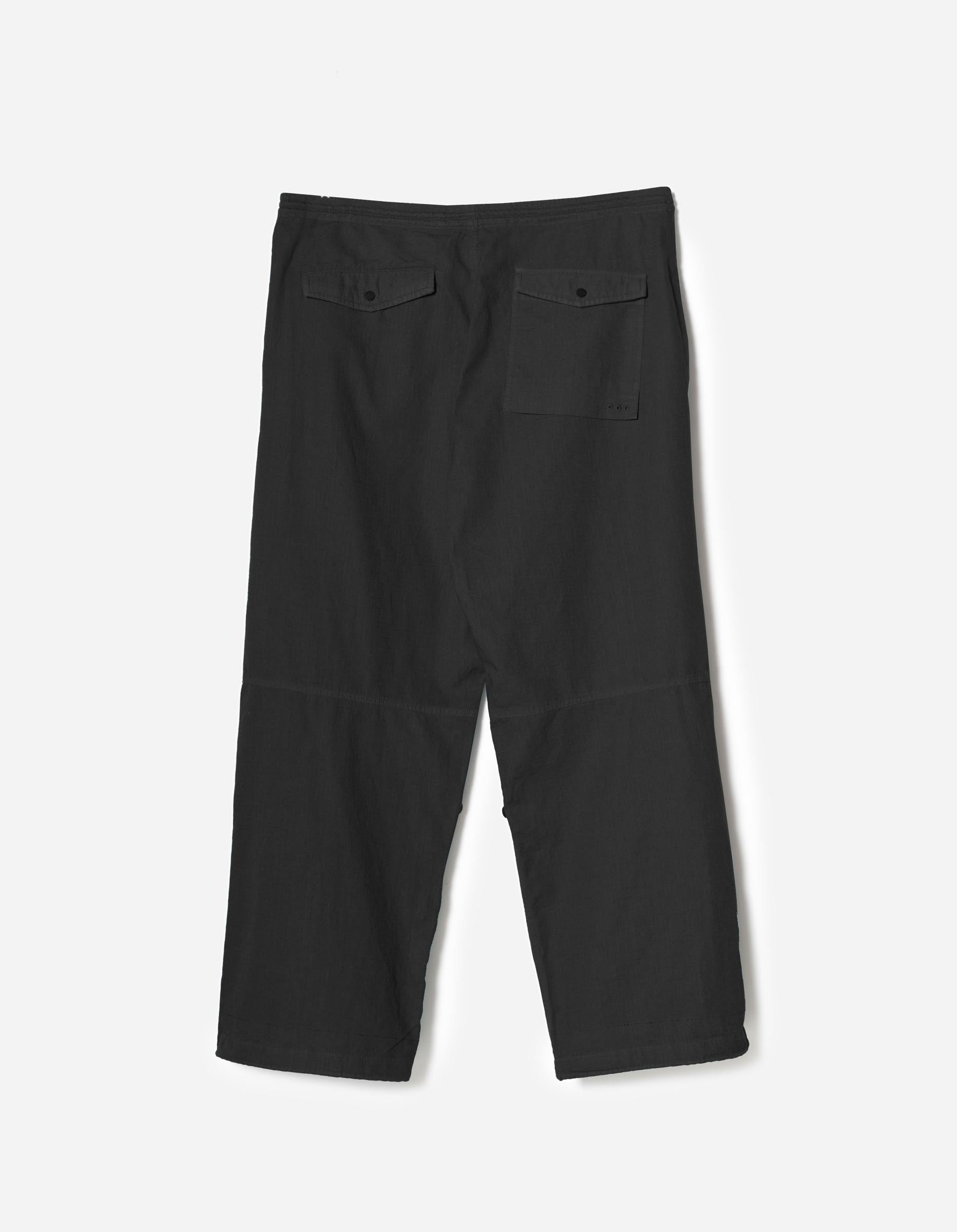 7218 Hemp Ripstop Loose Snopants Black – Maharishi 7218 Hemp Ripstop Loose Snopants Black – Maharishi