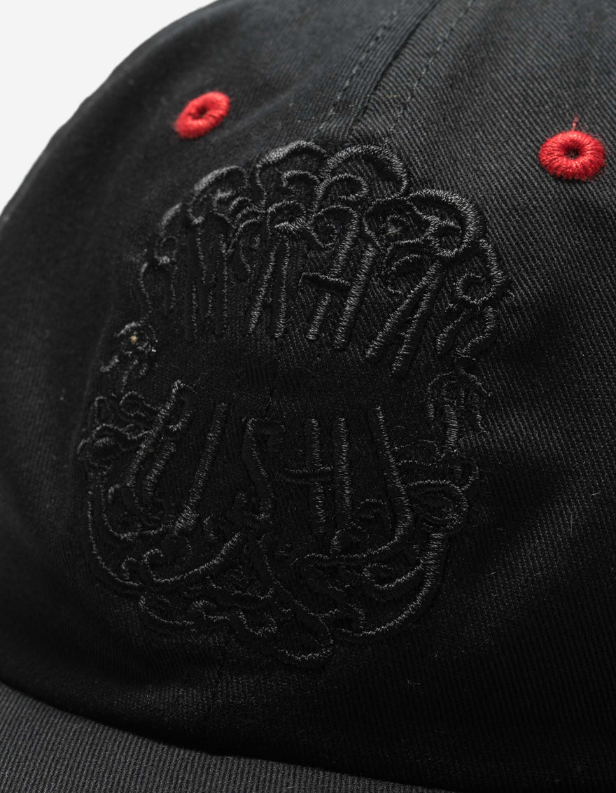 7241 Maharishi Paper Cut 6 Panel Cap Black