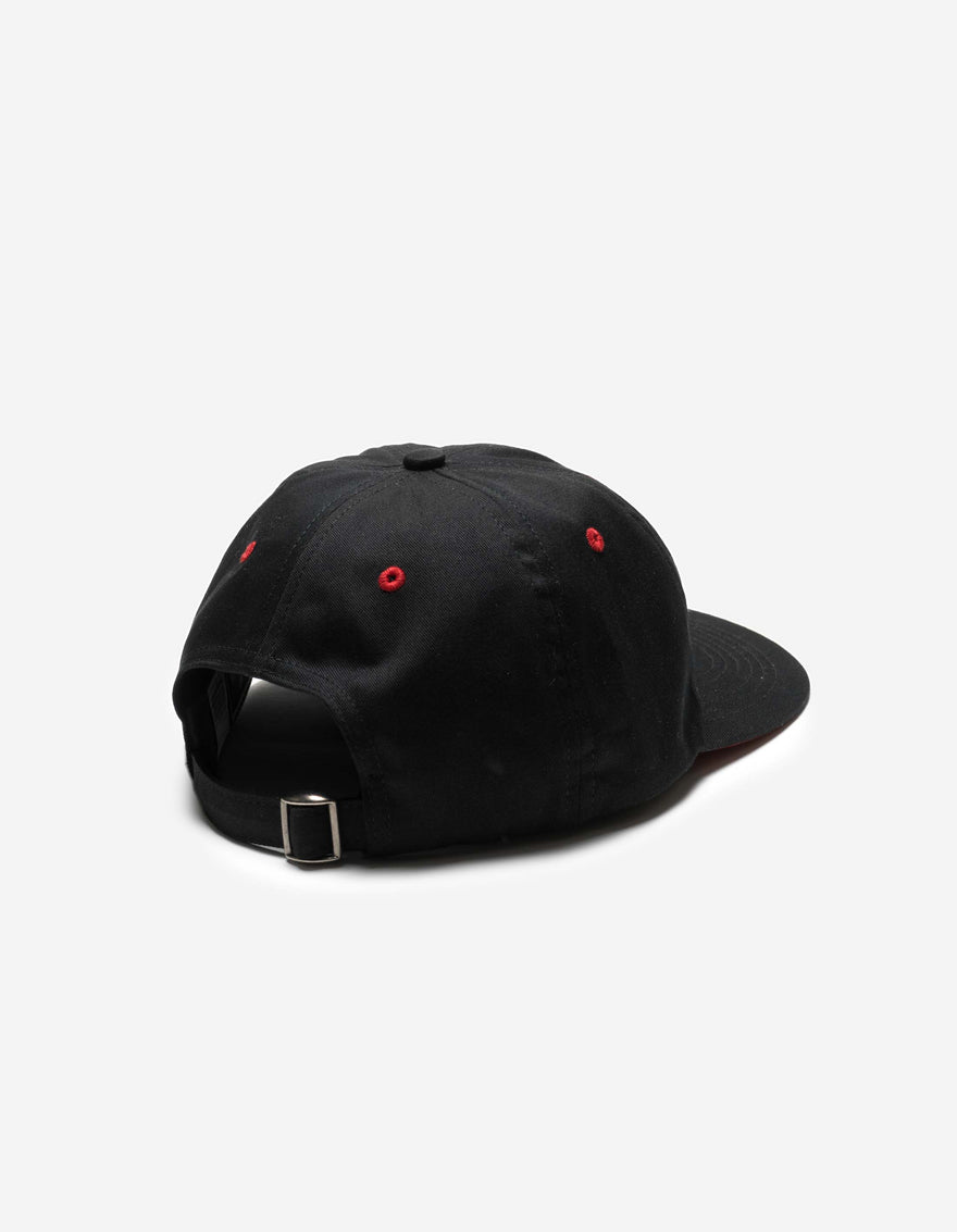 7241 Maharishi Paper Cut 6 Panel Cap Black