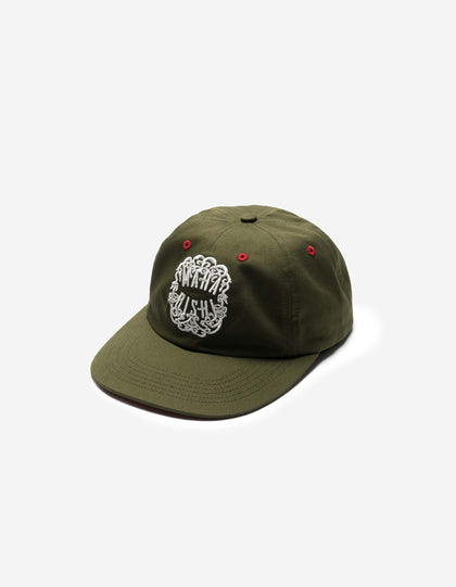 7241 Maharishi Paper Cut 6 Panel Cap Olive OG-107F
