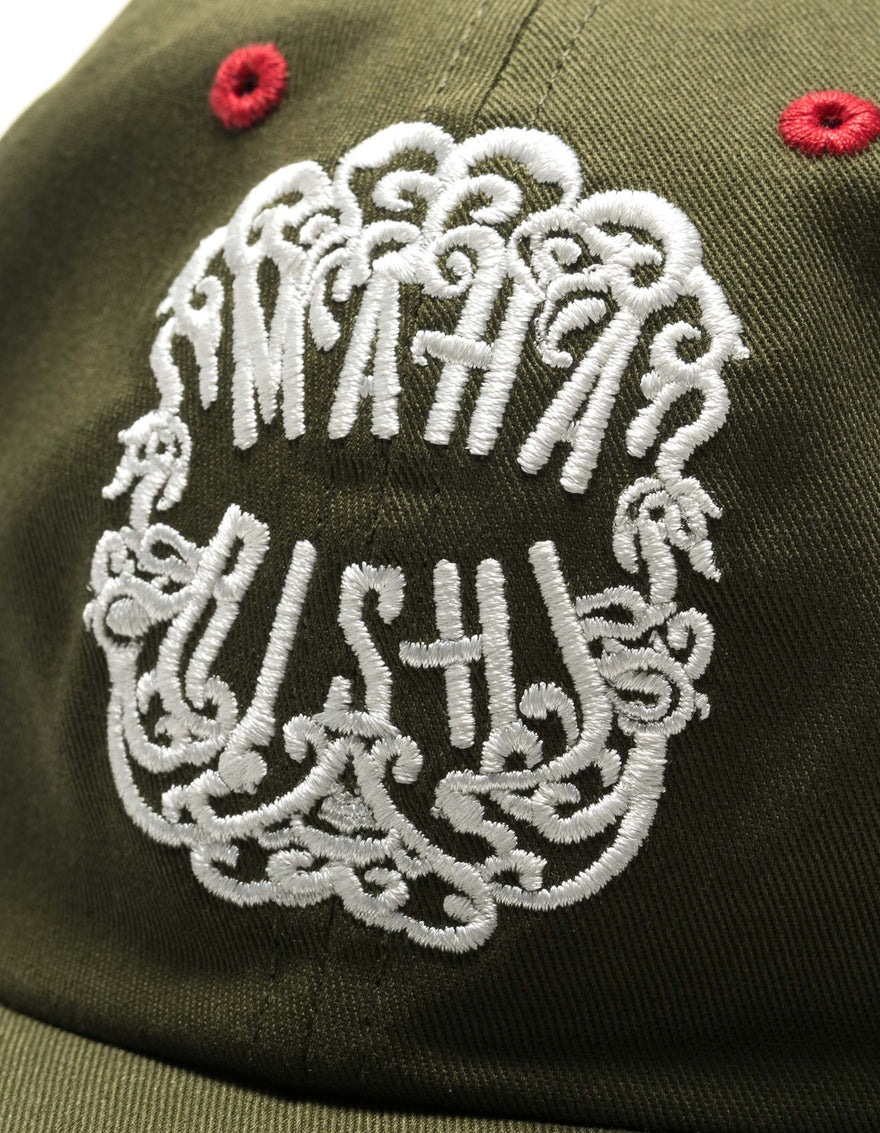 7241 Maharishi Paper Cut 6 Panel Cap Olive OG-107F