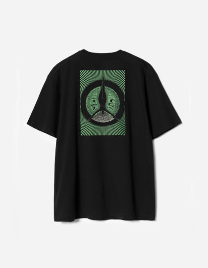 7261 Peace & Love Press S/S T-Shirt Black