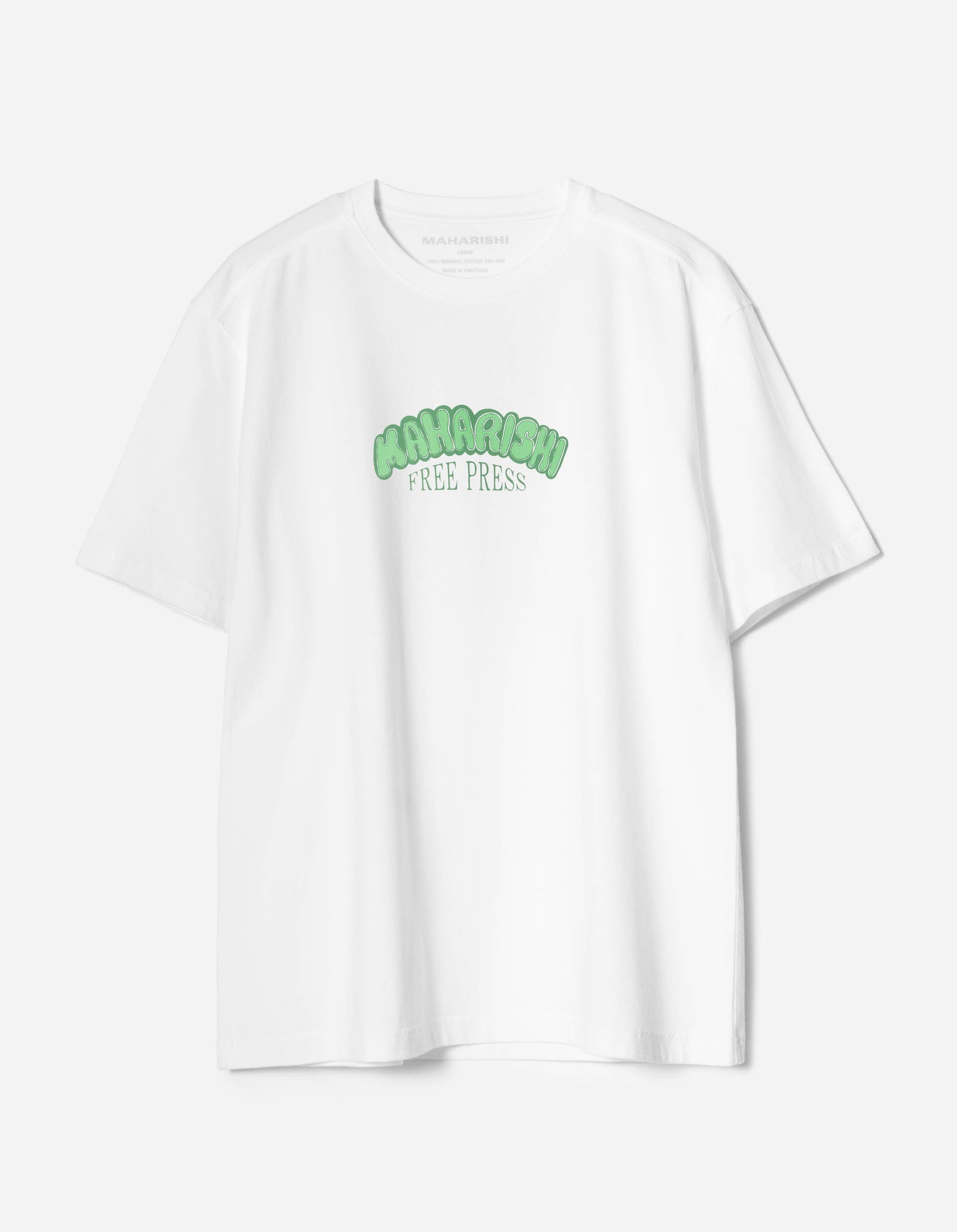 7261 Peace & Love Press S/S T-shirt White