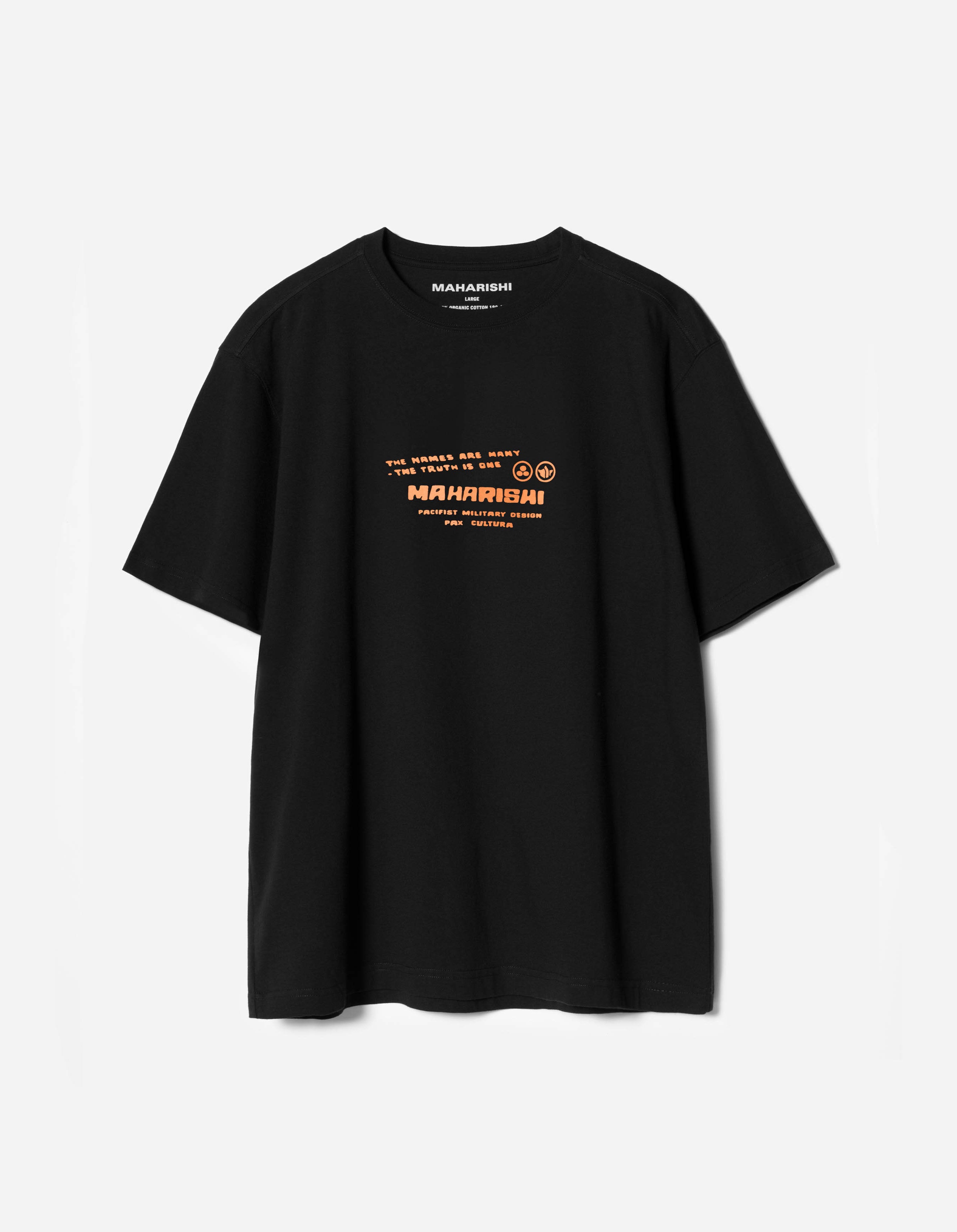 7262 Japanese Menko Card S/S T-Shirt Black – Maharishi