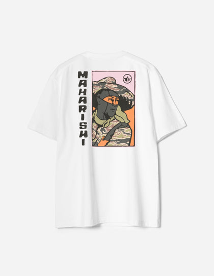 7262 Japanese Menko Card S/S T-Shirt White