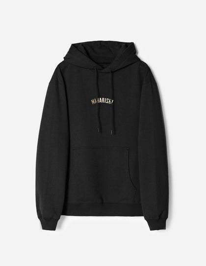 7287 Maharishi Organic Hooded Sweat Black