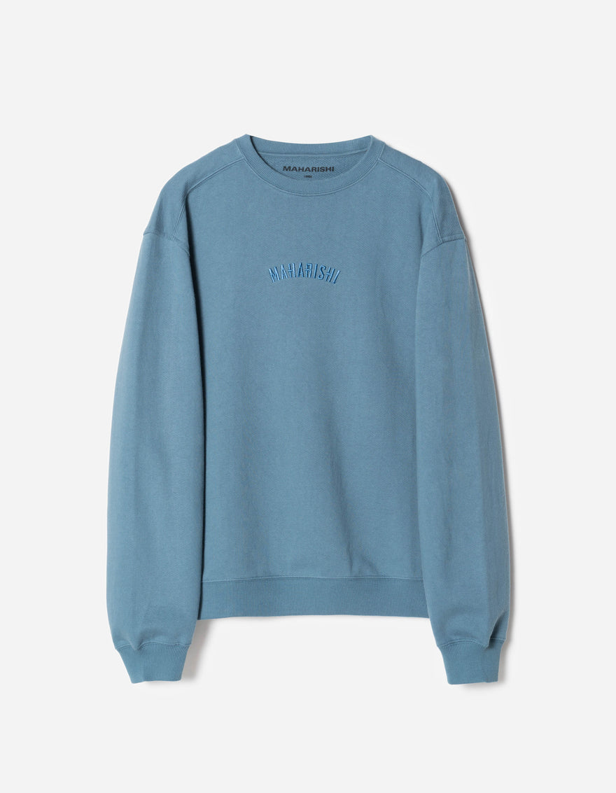 7288 Maharishi Organic Crew Sweat Airforce Blue