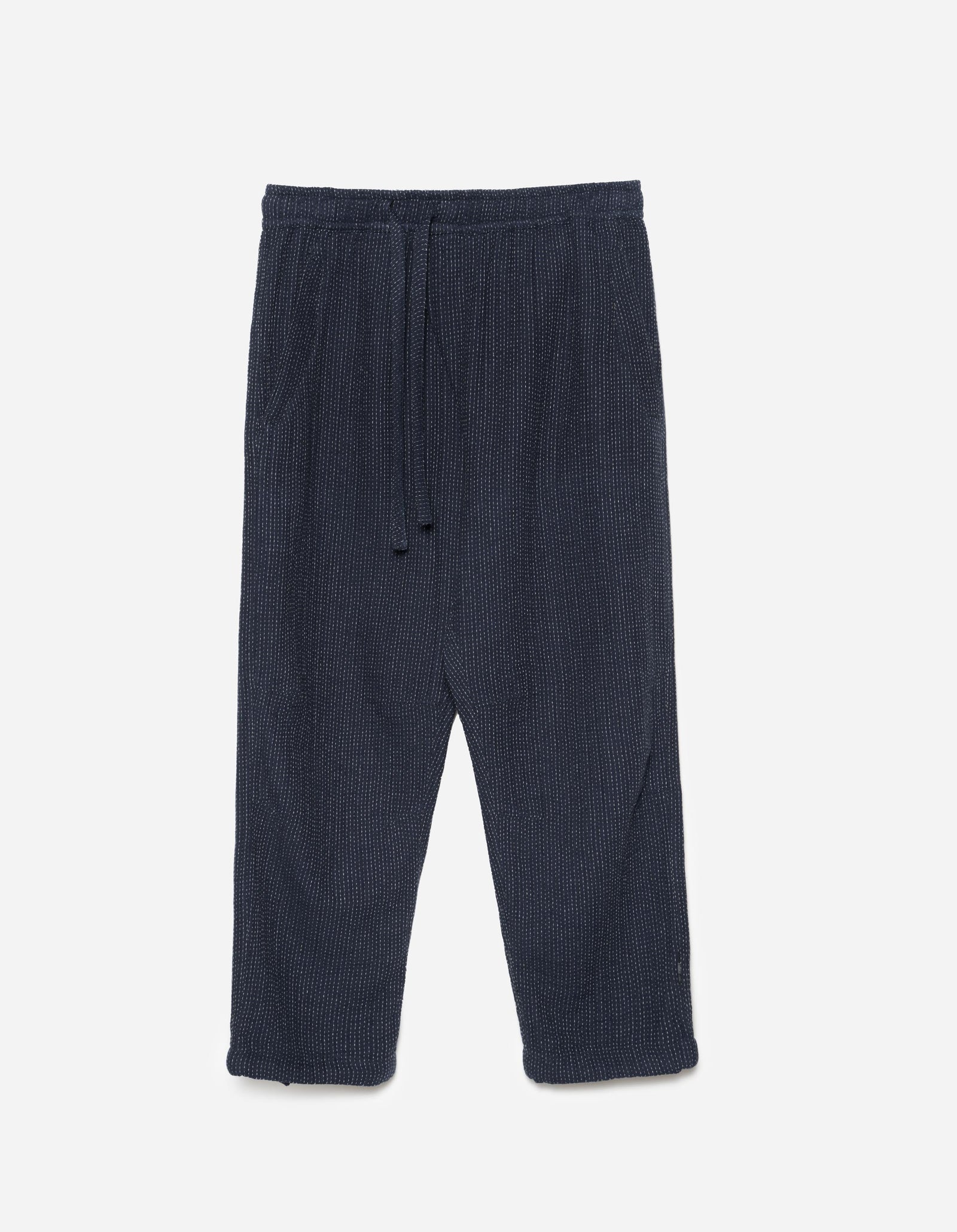 7300 Light Kantha Asym Track Pant Indigo