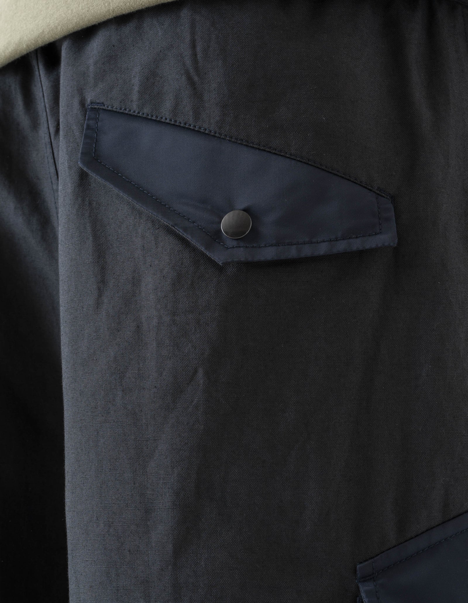 7406 Duality Hemp Cargo Hakama Navy/Olive