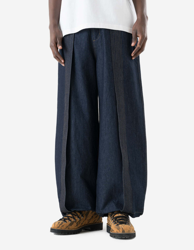 7730 Light Denim Hakama Pants Indigo